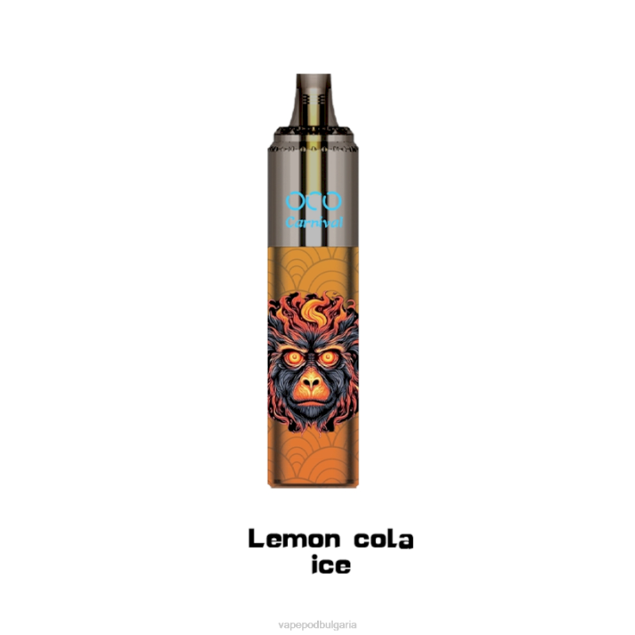 Vape Bg - лимонова кола лед BPRD351 LAVIE OCO карнавал 10 000 впръсквания